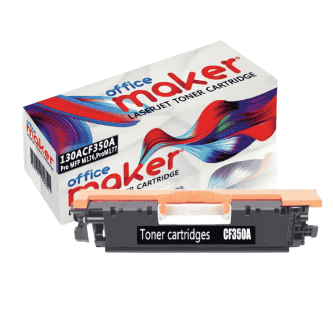 Office Maker Premium Compatible Toner for Hp 130A (CF350A) Black