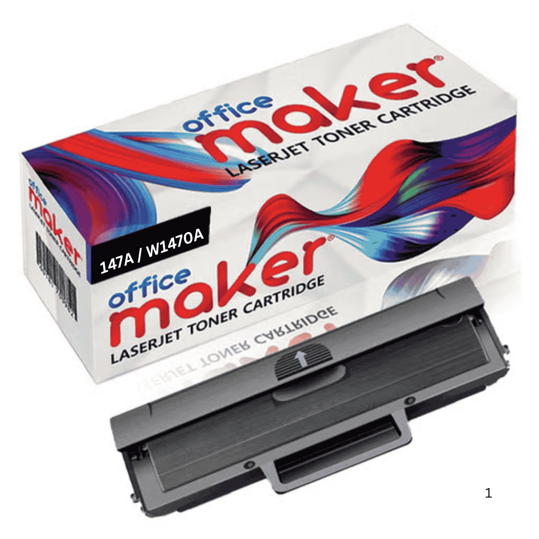 Office Maker Premium Compatible Toner for Hp 147A (W1470A) Black