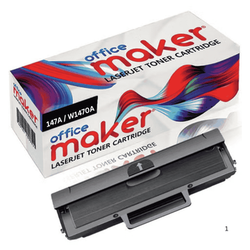 Office Maker Premium Compatible Toner for Hp 147A (W1470A) Black