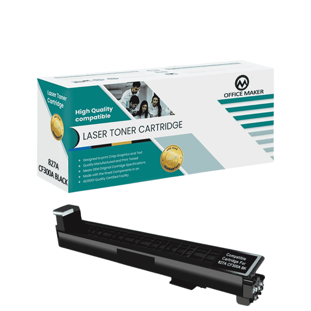 Office Maker Premium Compatible Toner for Hp 827A (CF300A) Black