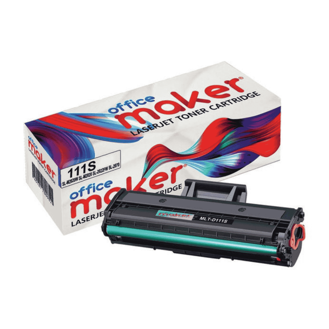 Office Maker Premium Compatible Toner for Samsung 111S (MLT-D111S) Black