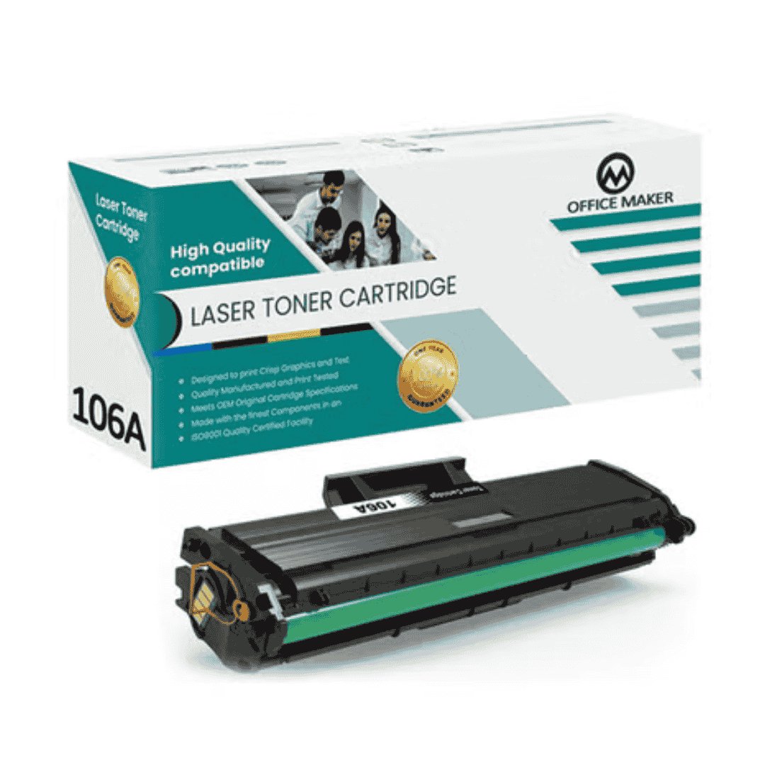 Office Maker Premium Compatible Toner for 106A (W1106A) Black