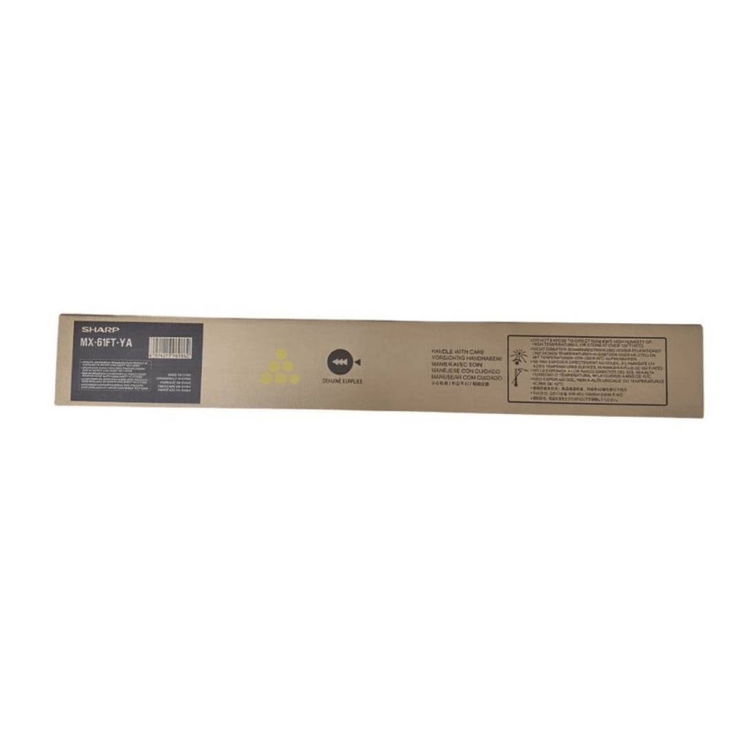 Sharp MX-61FT Yellow Toner Cartridge (MX-61FT-YA) – ~24,000 Pages Yield
