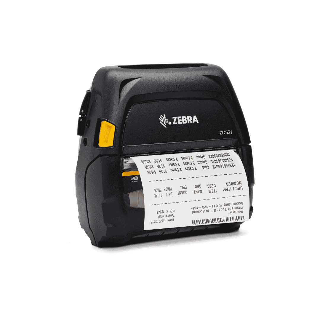 Zebra ZQ521 Barcode Label Printer and Receipt Printer