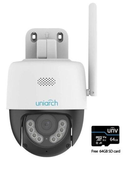 UNIARCH Uho-P1A-M3F4D 3MP HD Outdoor Pan & Tilt Wi-Fi Camera with free 64GB SD card - Image 2