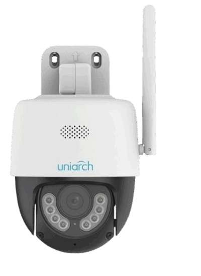 UNIARCH Uho-P1A-M3F4D 3MP HD Outdoor Pan & Tilt Wi-Fi Camera with free 64GB SD card