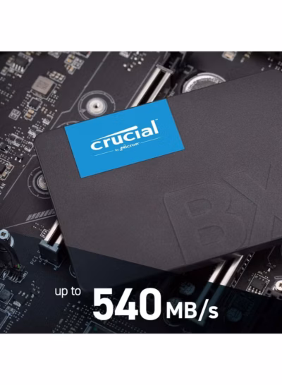 Crucial BX500 SATA 2.5" Internal SSD, 500GB, CT500BX500SSD1 - Black - Image 2