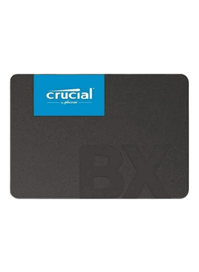 Crucial BX500 SATA 2.5" Internal SSD, 500GB, CT500BX500SSD1 - Black