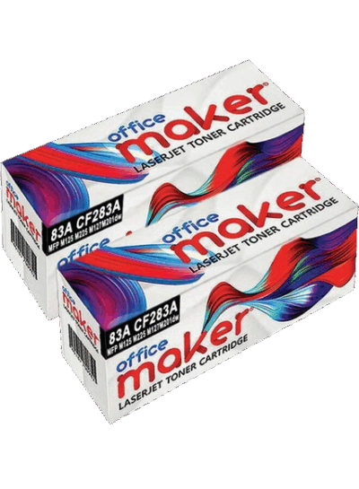 Office Maker  2-Piece Thermal Transfer Wax Ribbon For Zebra Eltron Datamax GC420T/GK888T/GX420T Brown/Black - Image 3