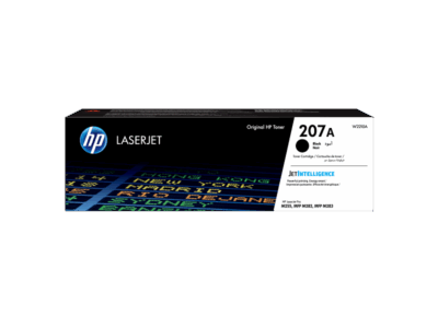 207A Black Original LaserJet Toner Cartridge (W2210A), Works With HP LaserJet