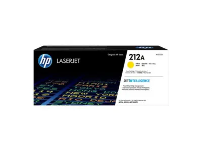 HP 212A Yellow Original LaserJet Toner Cartridge, W2122A