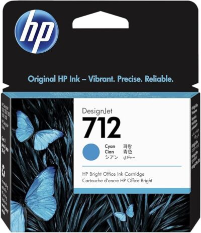 HP Ink No 712 HP712 HP 712 Cyan (3ED67A)