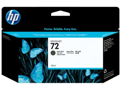 HP 72 130-ml Matte Black DesignJet Ink Cartridge, C9403A