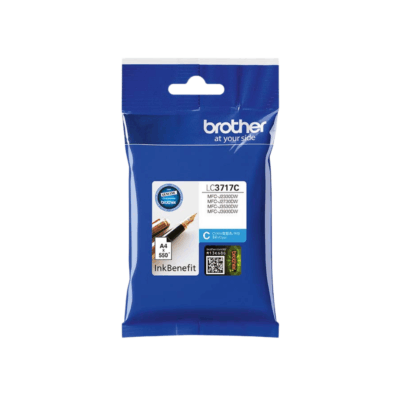 Brother Genuine Lc3717C High Yield Cyan Printer Ink Cartridge