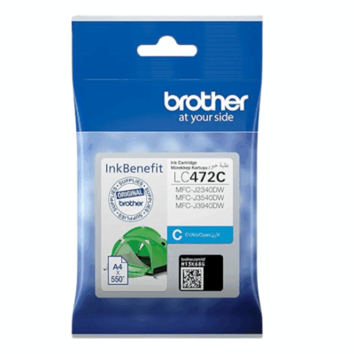Brother LC472XL High Capacity Ink Cartridge for Brother MFC-J2340DW Printer (Cyan)