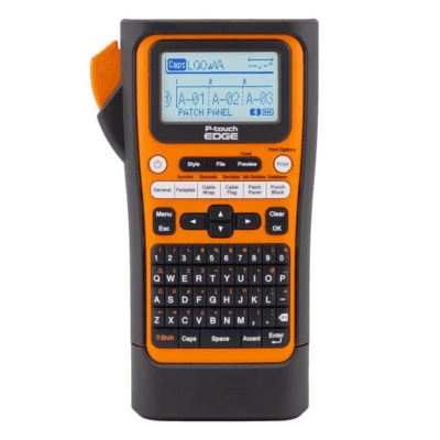 Brother PT-E310BTVP P-Touch Edge Handheld Industrial Label Printer with Bluetooth and USB-C