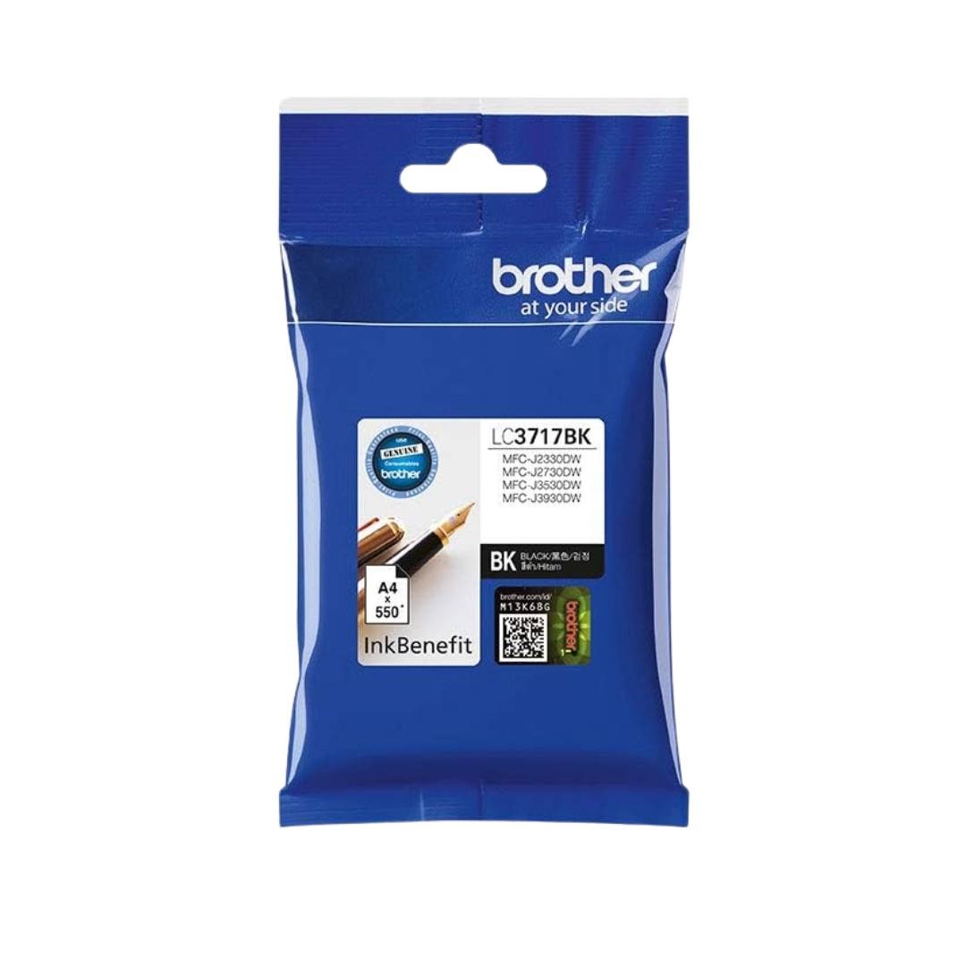 Brother Genuine Lc3717Bk High Yield Black Printer Ink