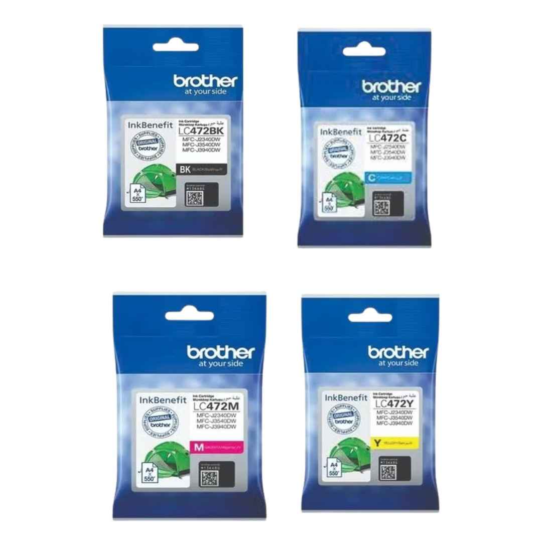 Brother LC472 4-Color Ink Cartridge Set For MFC