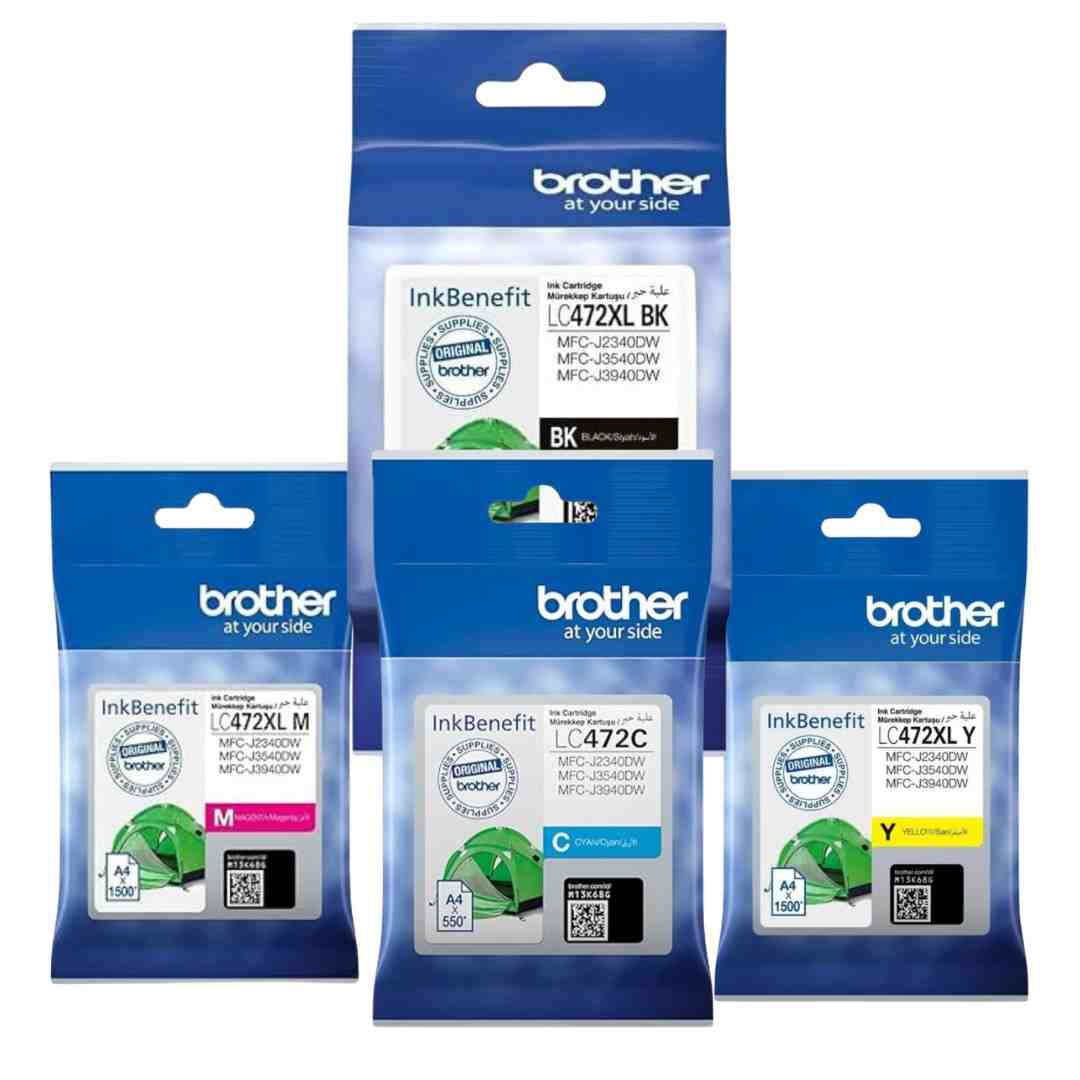 Brother LC472XL CMYBK Four Color Ink Cartridge