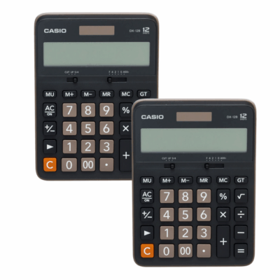 Casio Calculators - DX-12B Two Piece