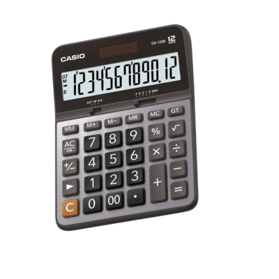 Casio DX120B Electronic Calculator 12 Digits
