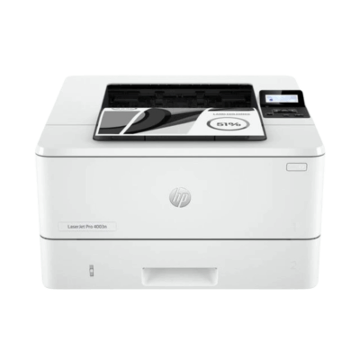 HP LaserJet Pro 4003n Printer - Print: up to 42 ppm black, Hi-Speed USB 2.0, White- [2Z611A], Standard