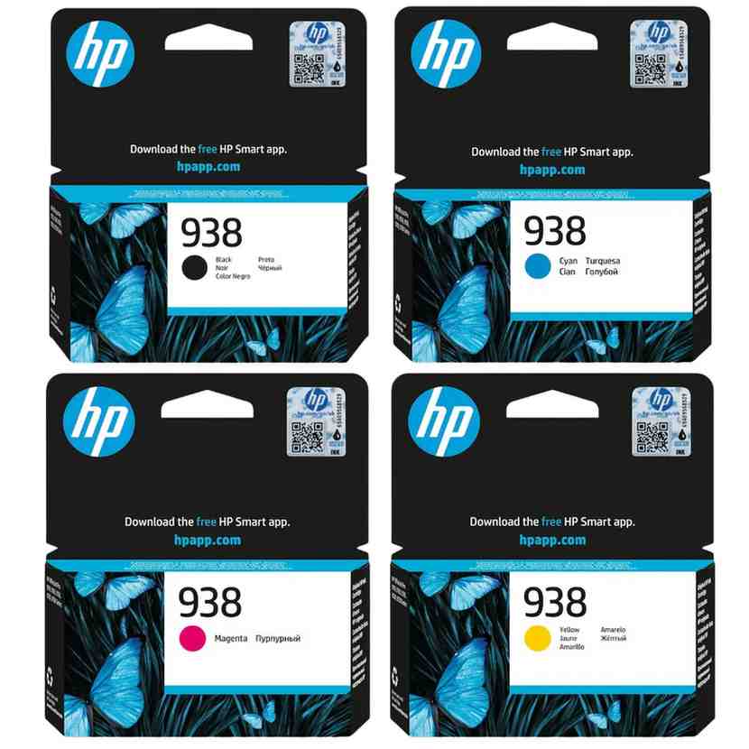 HP 938 Ink Set of 4-Color