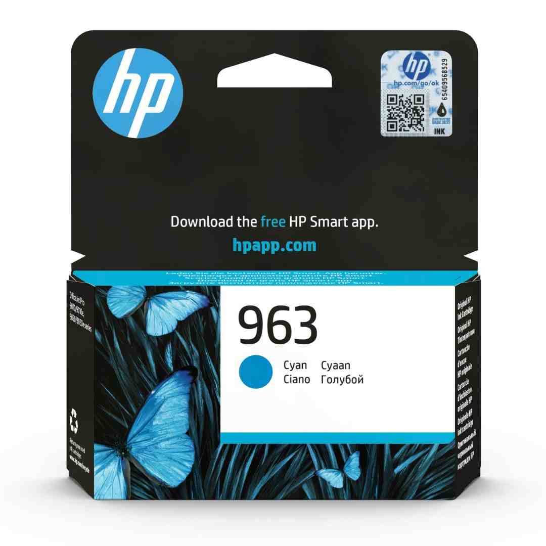 Hp 963 Cyan Original Ink Cartridge