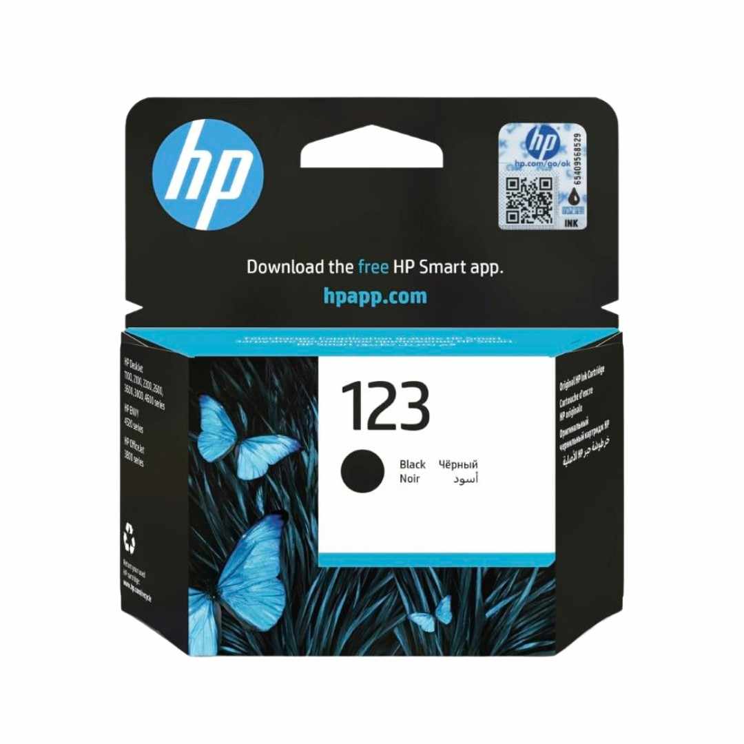 HP 123 Black Ink Cartridge