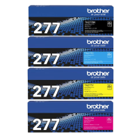Brother Genuine TN-277 High Capacity Toner Full Set