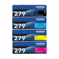 Brother Genuine TN-279 Toner Cartridge Full Set