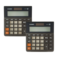 Casio MH 14 14 Digits Calculator Two Piece