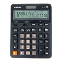 GX-16b 16-Digit Basic Calculator Black