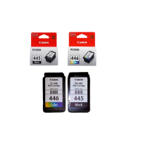 Pack of 2 Canon Pixma 445446 Ink Cartridge Set Black & Tri Colour